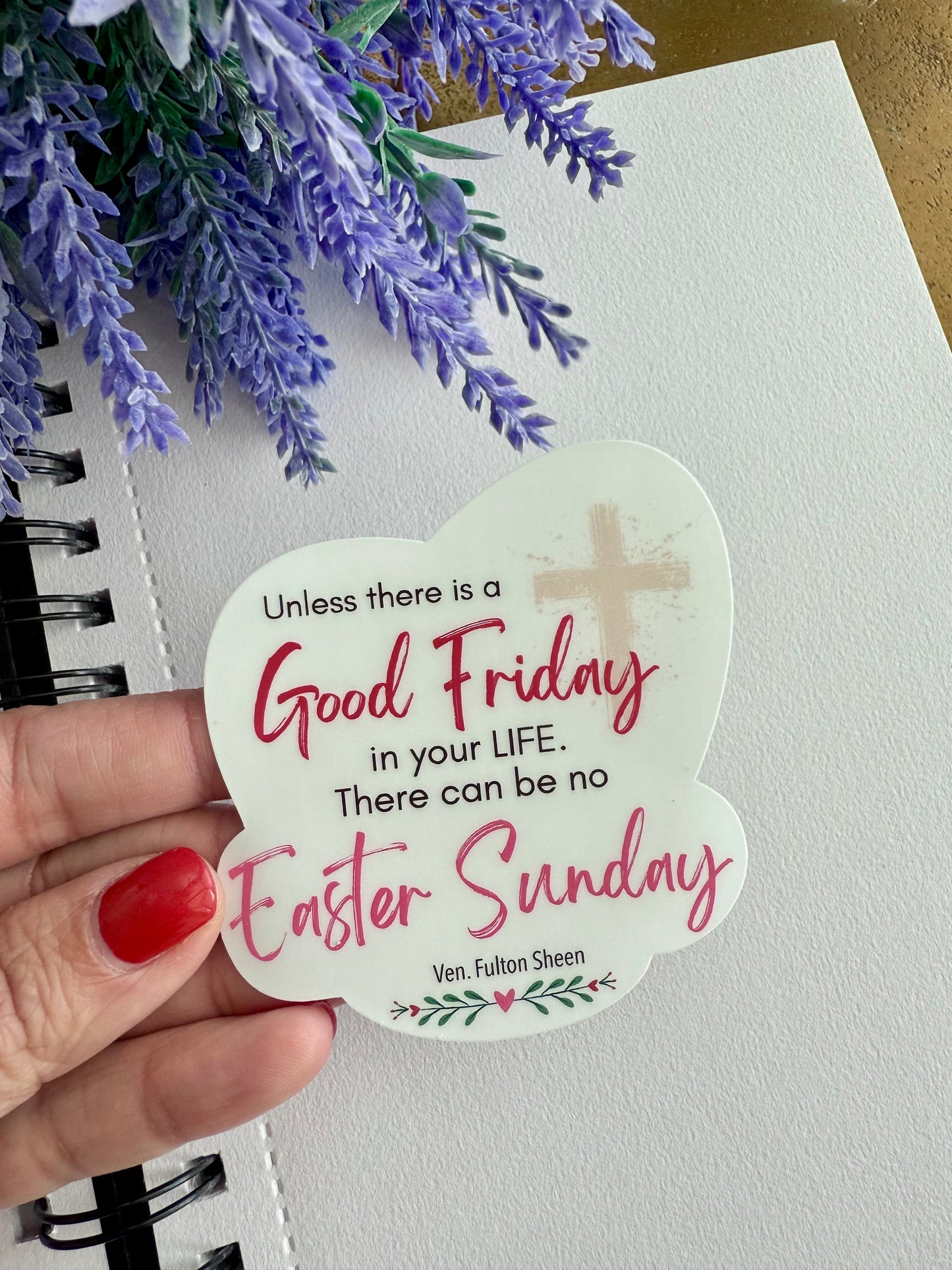 Easter quote Vinyl Sticker