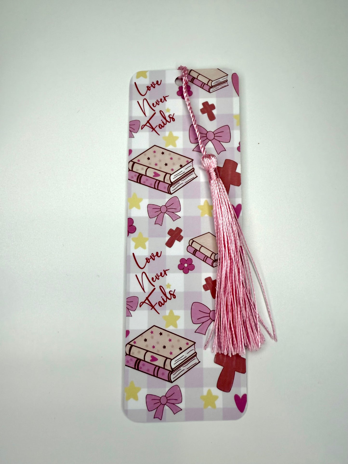 Bookmark Pink Valentine Day Inspirational