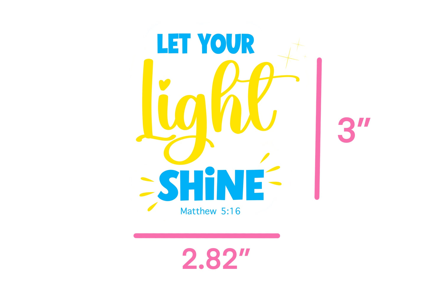 Shine vinyl Stickers waterproof
