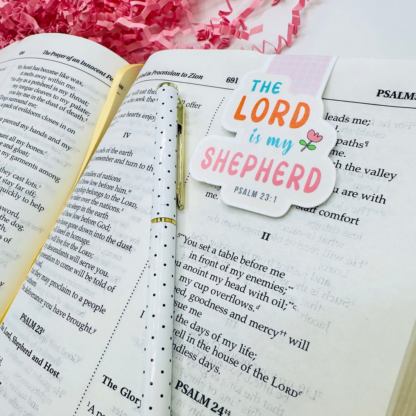 Magnetic Bookmark The Lord is my shepherd