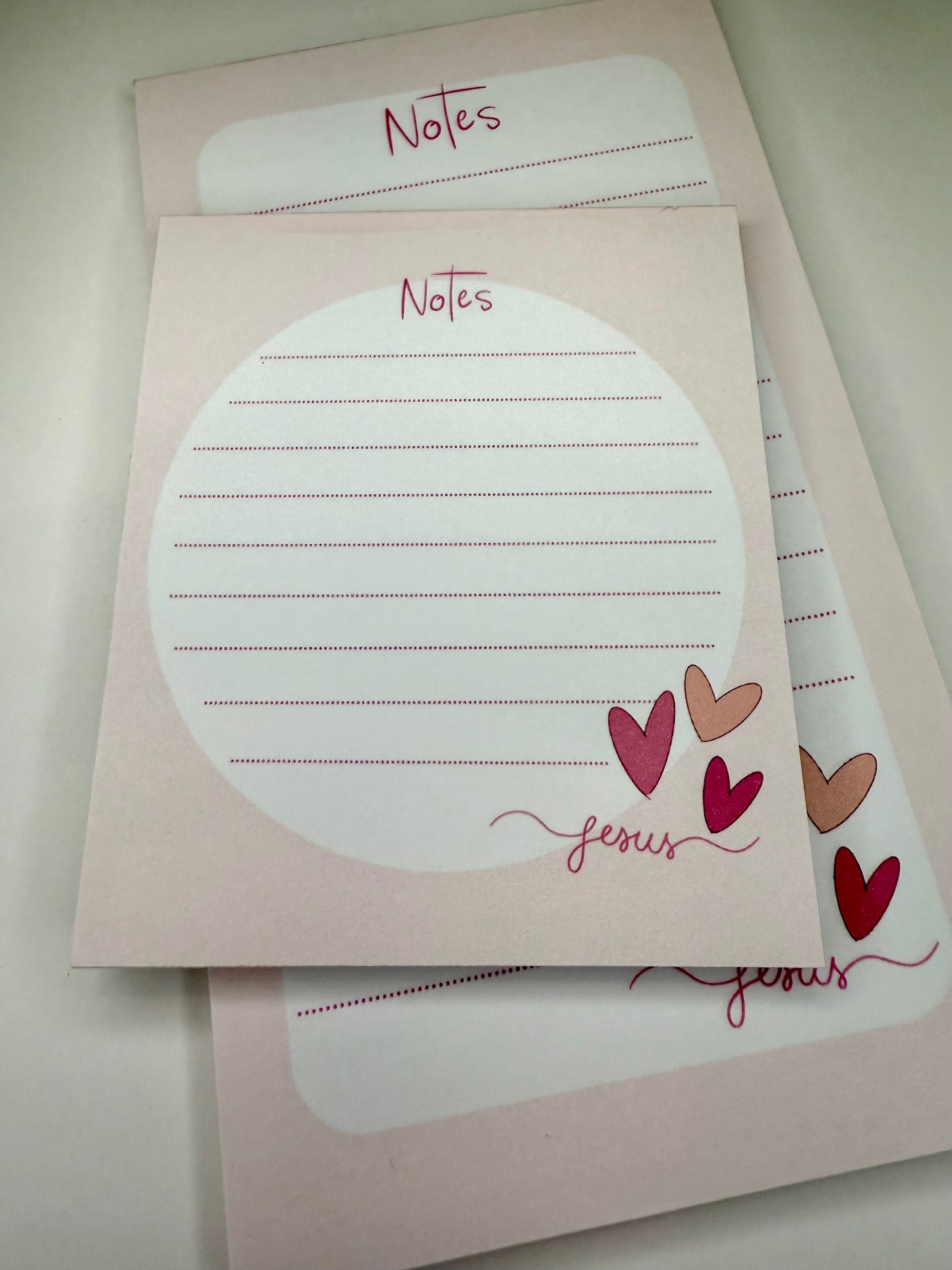 Handmade Notepad Jesus Valentines Day Memo Pad Gifts
