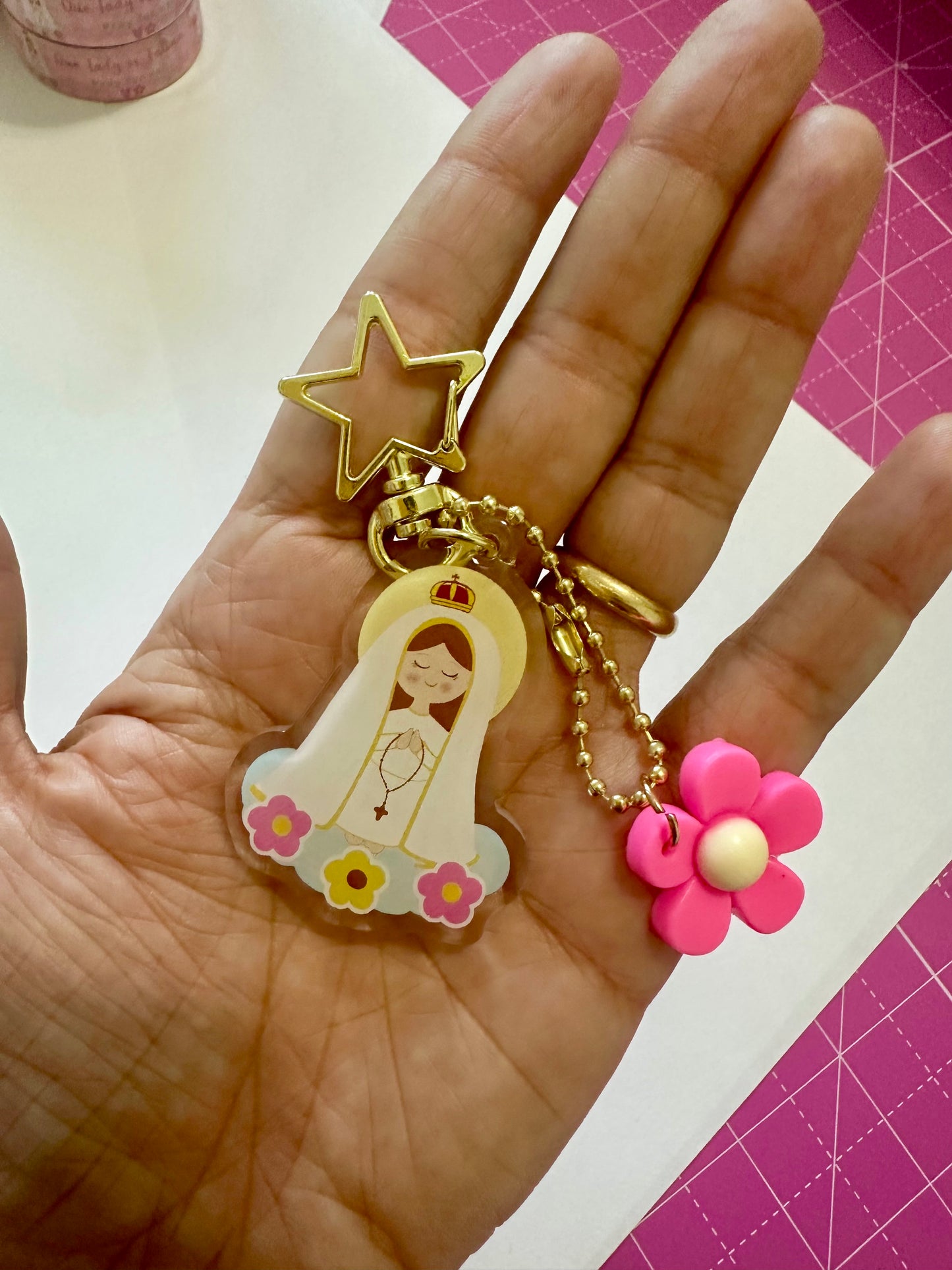 Keychain Our Lady of Fatima