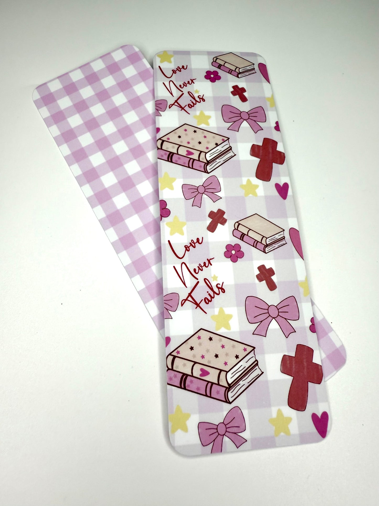 Bookmark Pink Valentine Day Inspirational