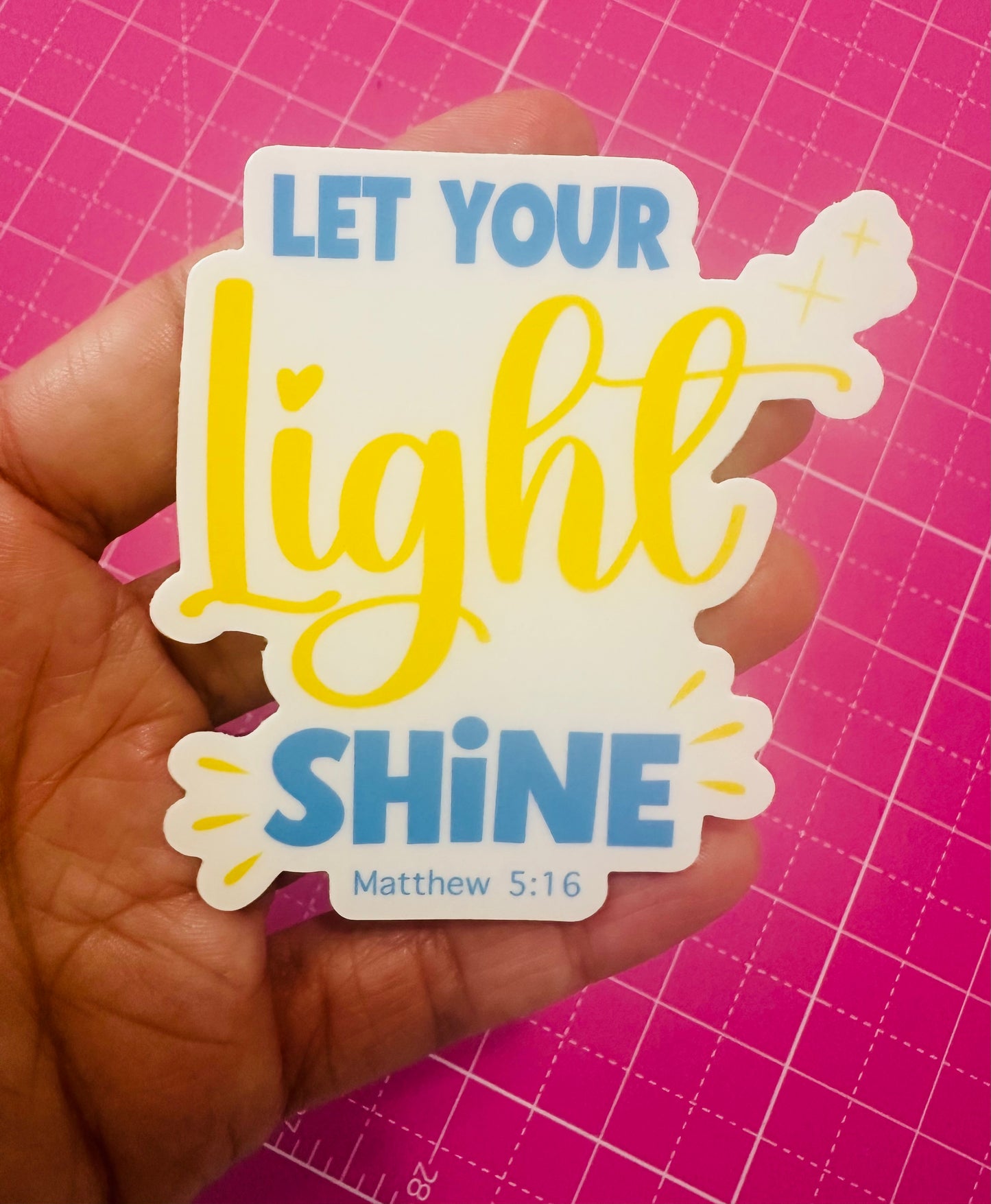 Shine vinyl Stickers waterproof
