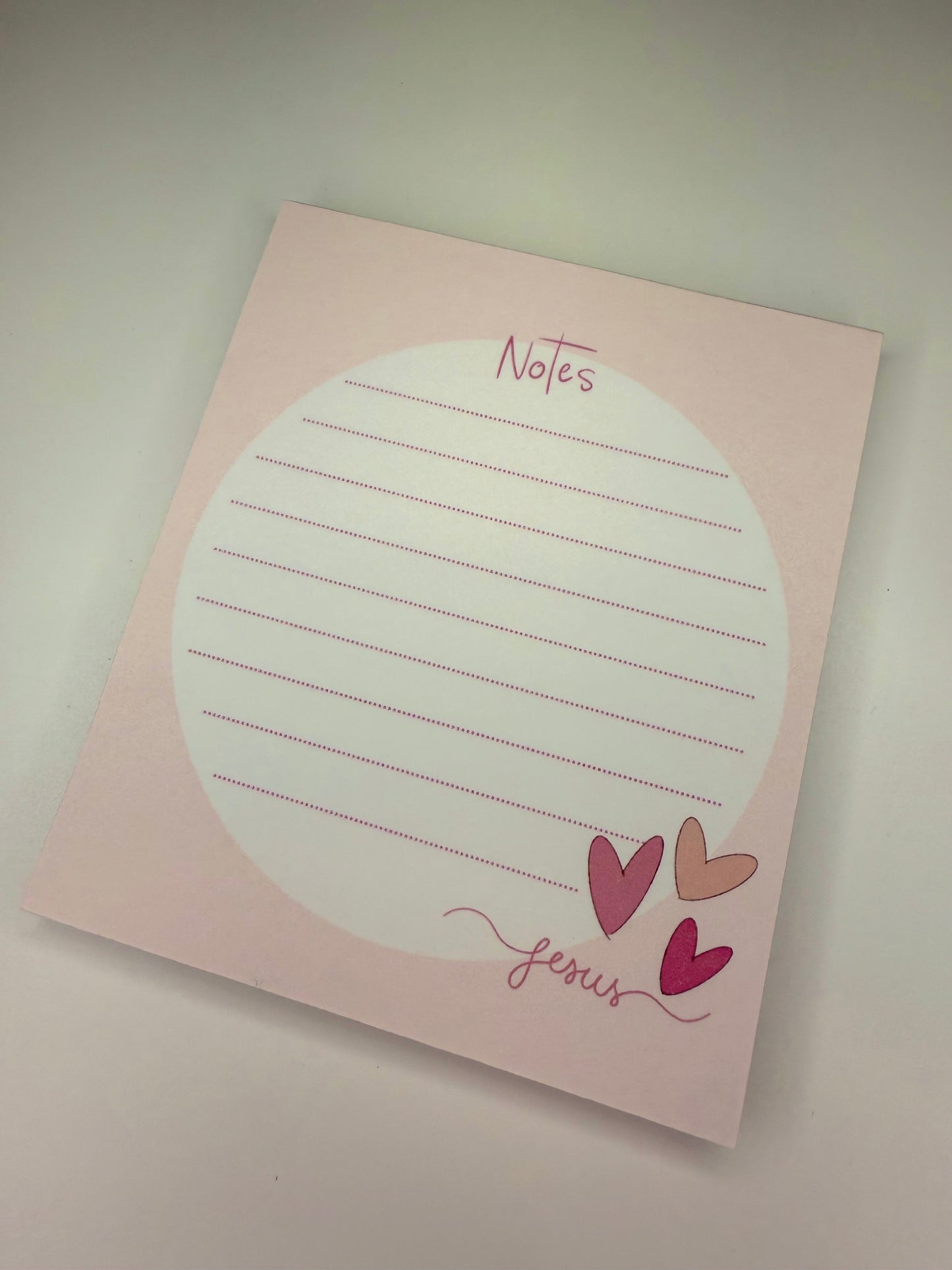 Handmade Notepad Jesus Valentines Day Memo Pad Gifts