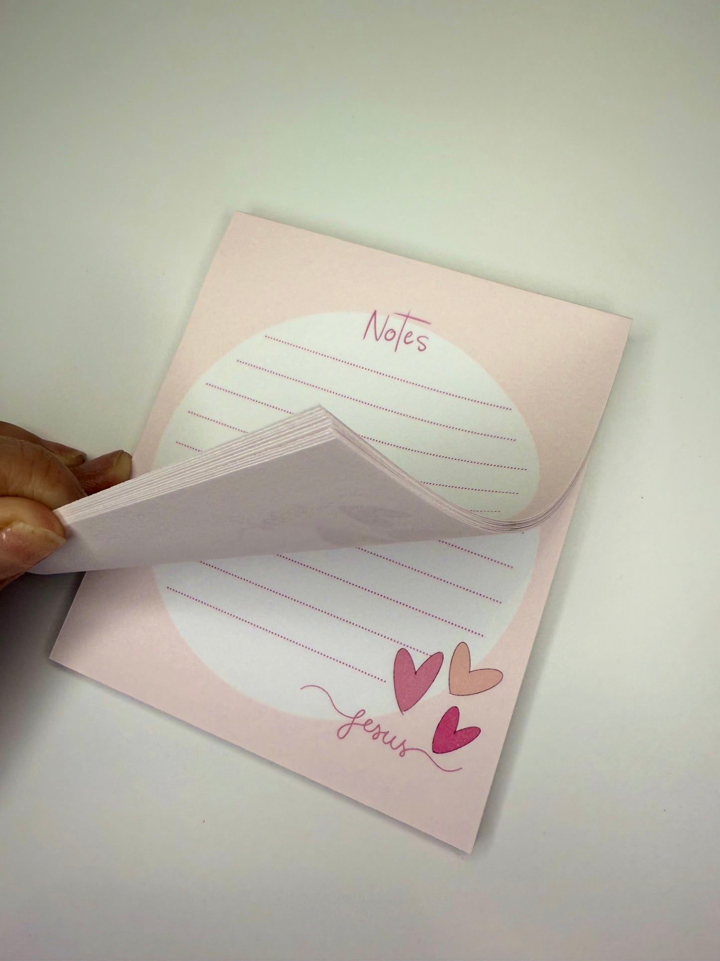 Handmade Notepad Jesus Valentines Day Memo Pad Gifts