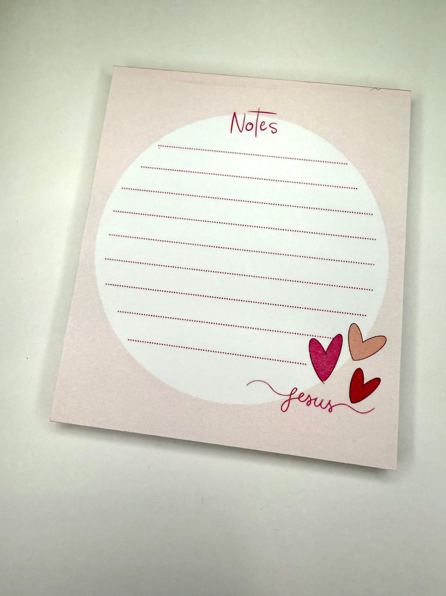 Handmade Notepad Jesus Valentines Day Memo Pad Gifts