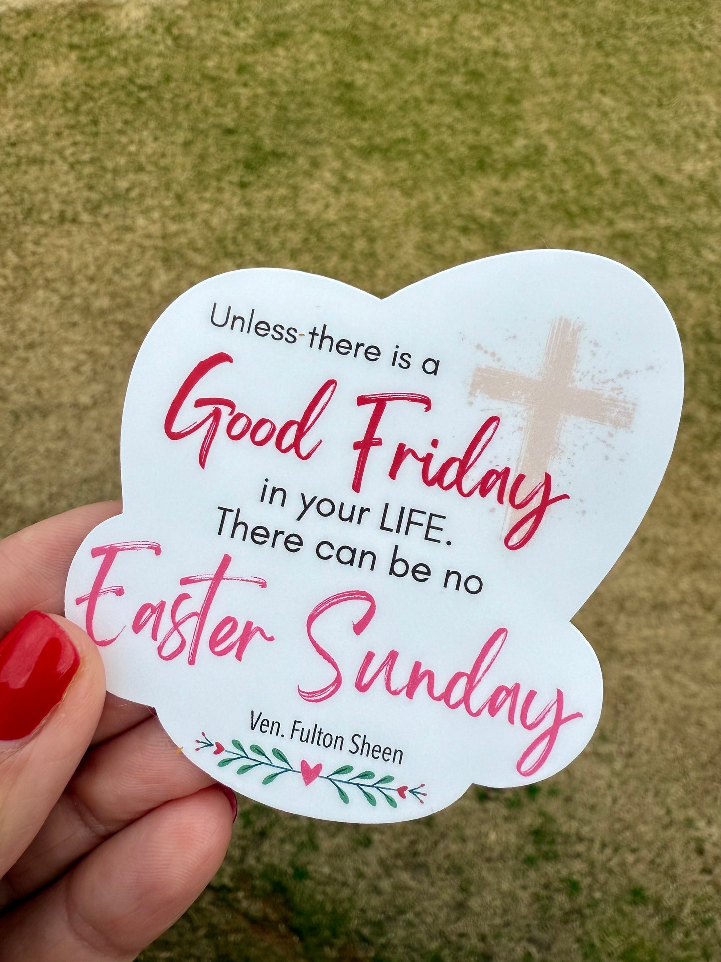 Easter quote Vinyl Sticker