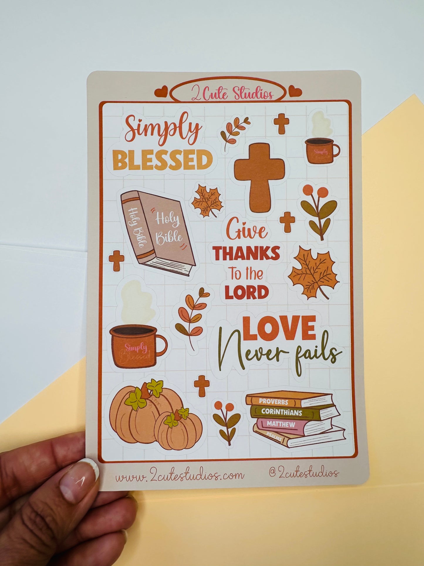 Cozy Sticker sheet planner