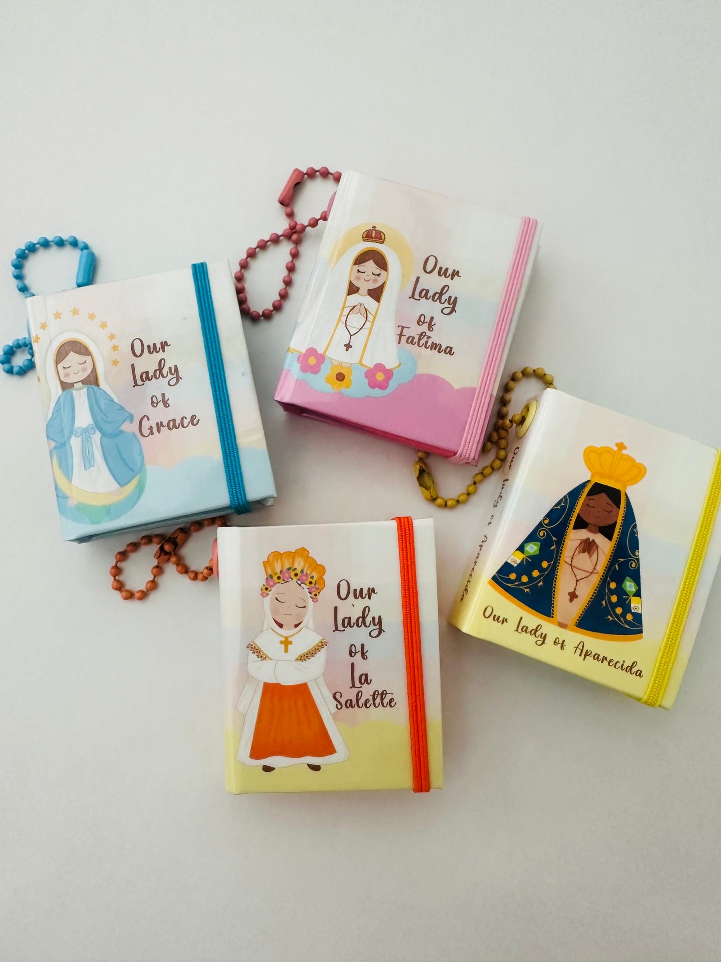 Stick Notes Keychain Our Lady Post it cute inspirational note Catholic Stick Note Christian our lady of Fatima grace la Salete Aparecida