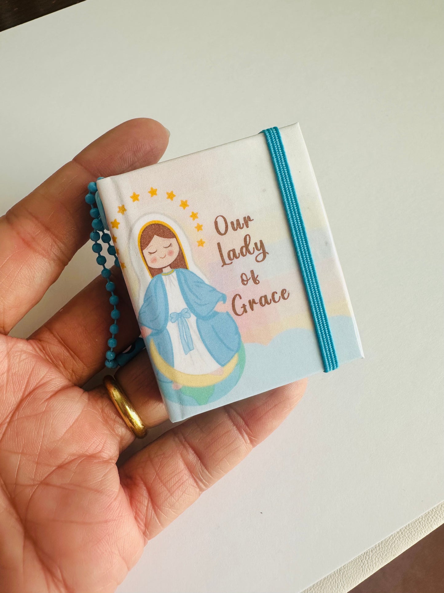 Stick Notes Keychain Our Lady Post it cute inspirational note Catholic Stick Note Christian our lady of Fatima grace la Salete Aparecida