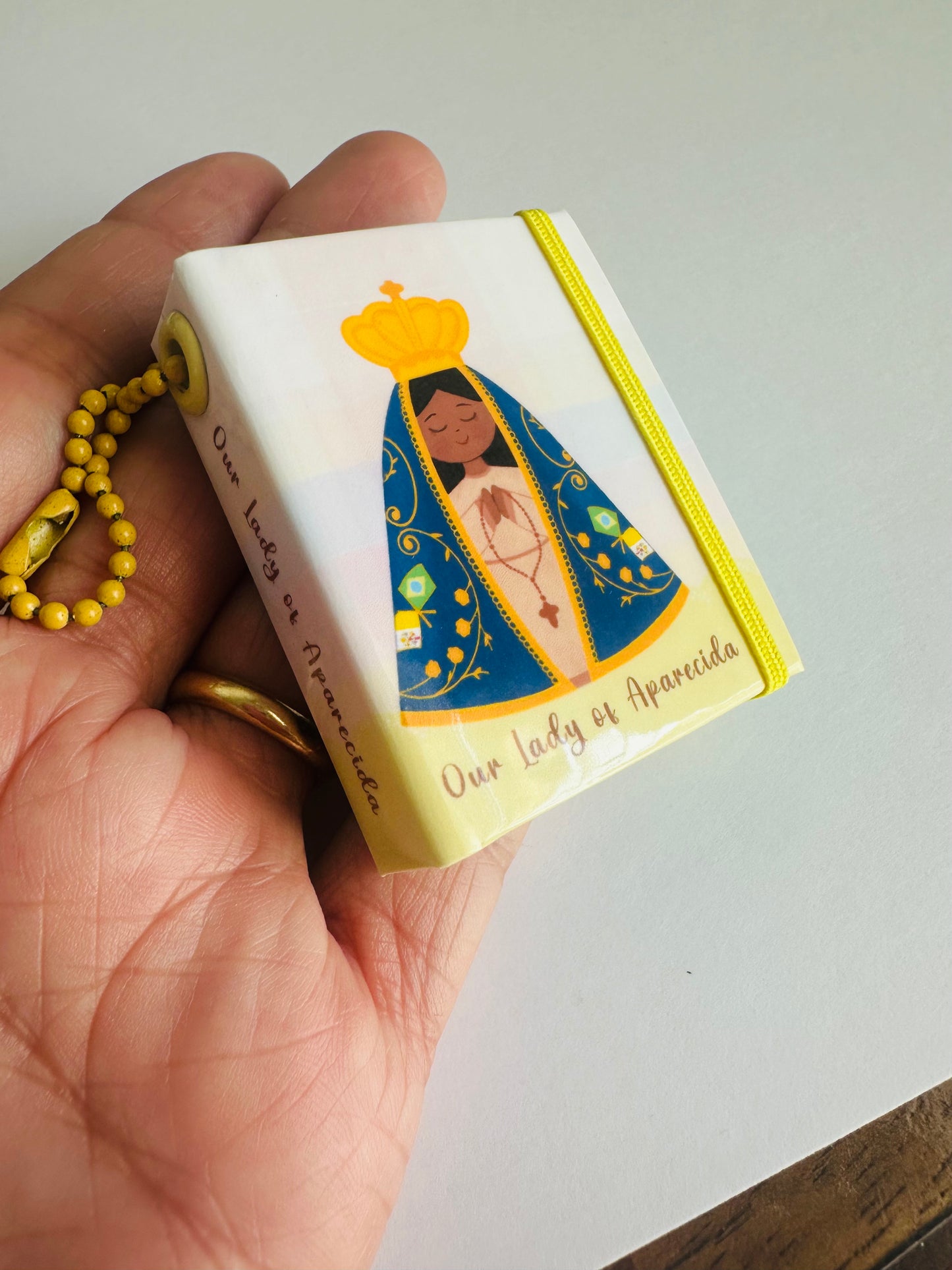 Stick Notes Keychain Our Lady Post it cute inspirational note Catholic Stick Note Christian our lady of Fatima grace la Salete Aparecida