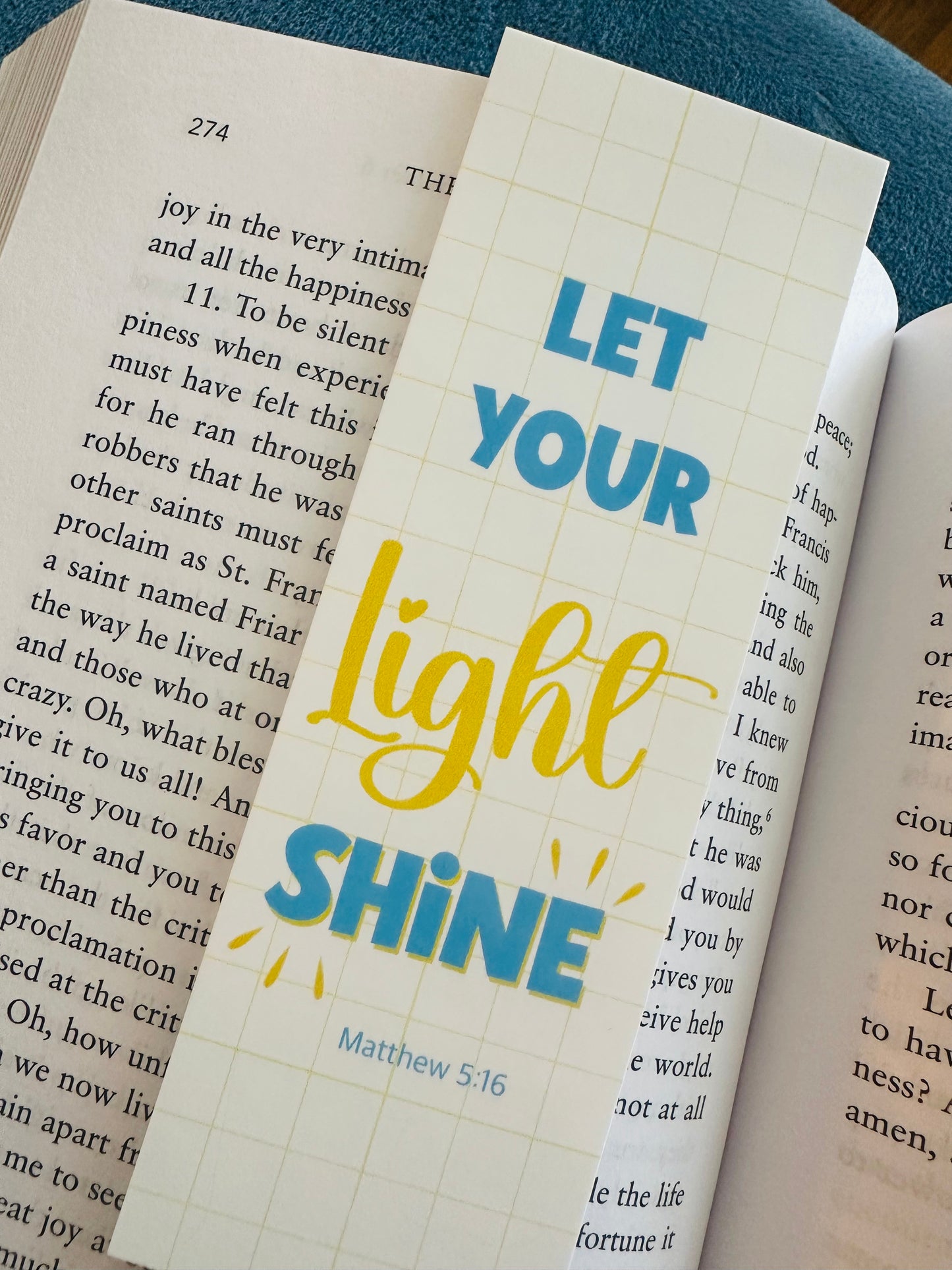 Bookmark Let your Light Shine