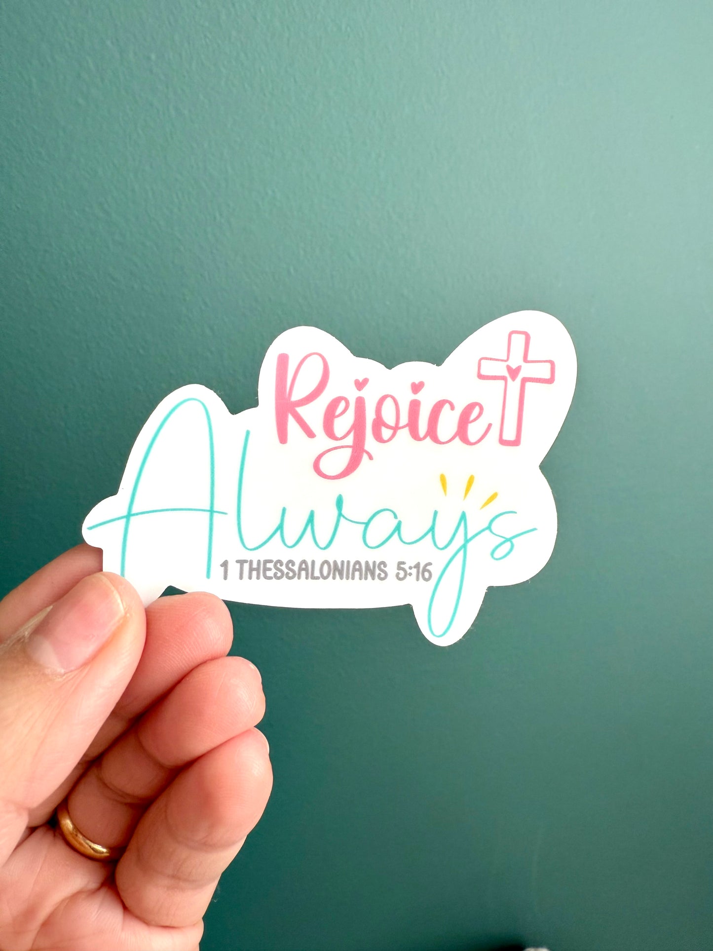Rejoice Always Sticker