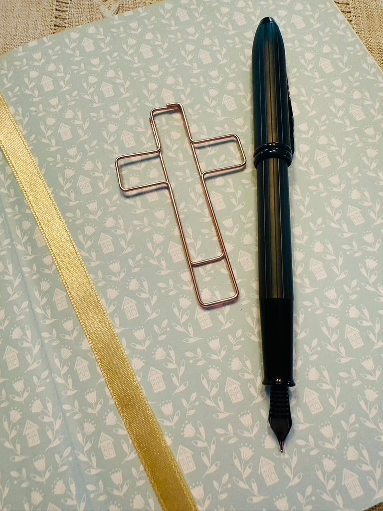 Cross Paperclip Bookmark Large Jumbo size