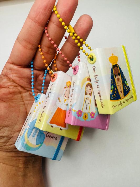 Stick Notes Keychain Our Lady Post it cute inspirational note Catholic Stick Note Christian our lady of Fatima grace la Salete Aparecida