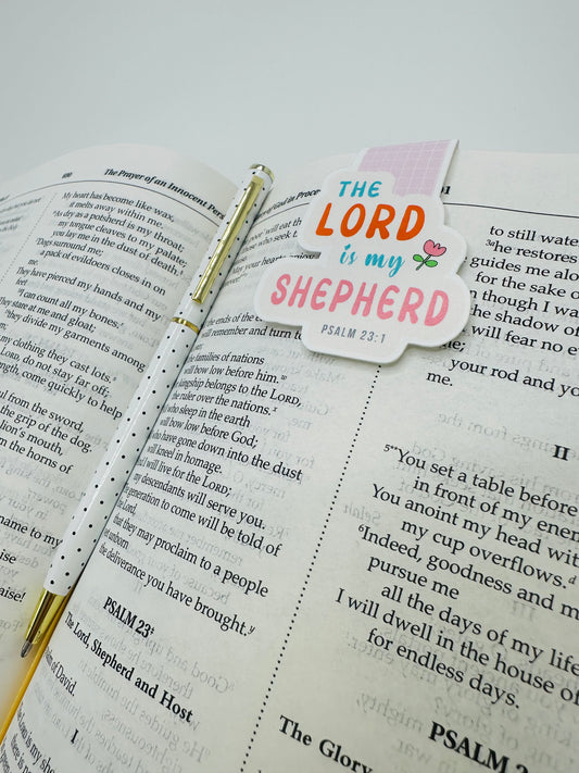 Magnetic Bookmark The Lord is my shepherd magnetic bookmark cute magnetic bookmark catholic bookmark inspirational Christian