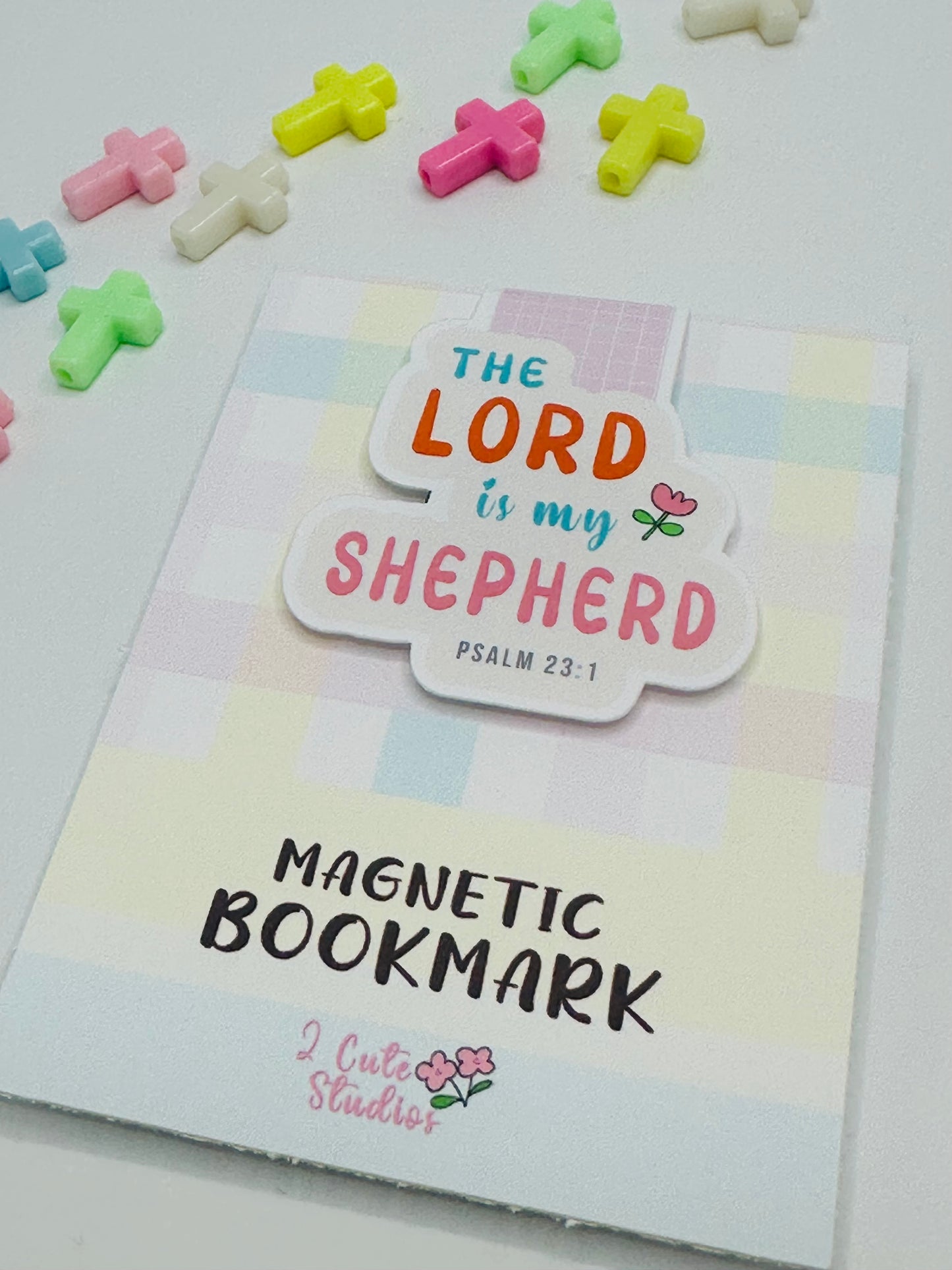 Magnetic Bookmark The Lord is my shepherd magnetic bookmark cute magnetic bookmark catholic bookmark inspirational Christian