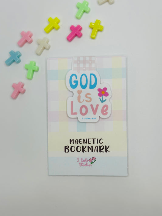 Magnetic Bookmark God is love magnetic bookmark cute magnetic bookmark catholic bookmark inspirational Christian