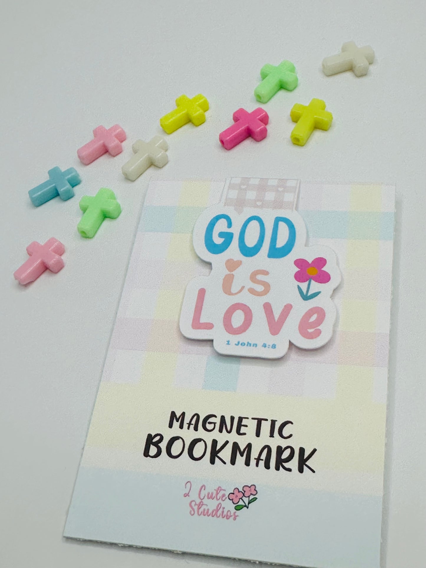 Magnetic Bookmark God is love magnetic bookmark cute magnetic bookmark catholic bookmark inspirational Christian