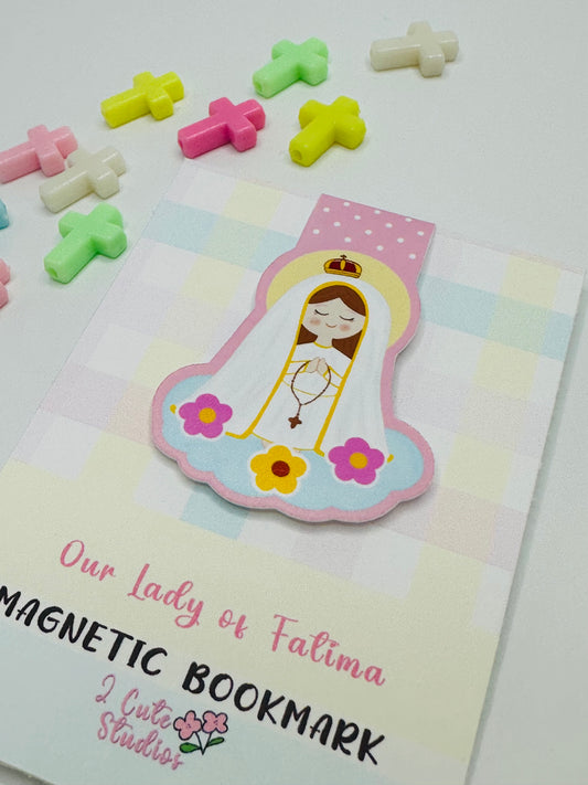 Magnetic Bookmark Our Lady of Fatima magnetic bookmark cute magnetic bookmark catholic bookmark inspirational Christian